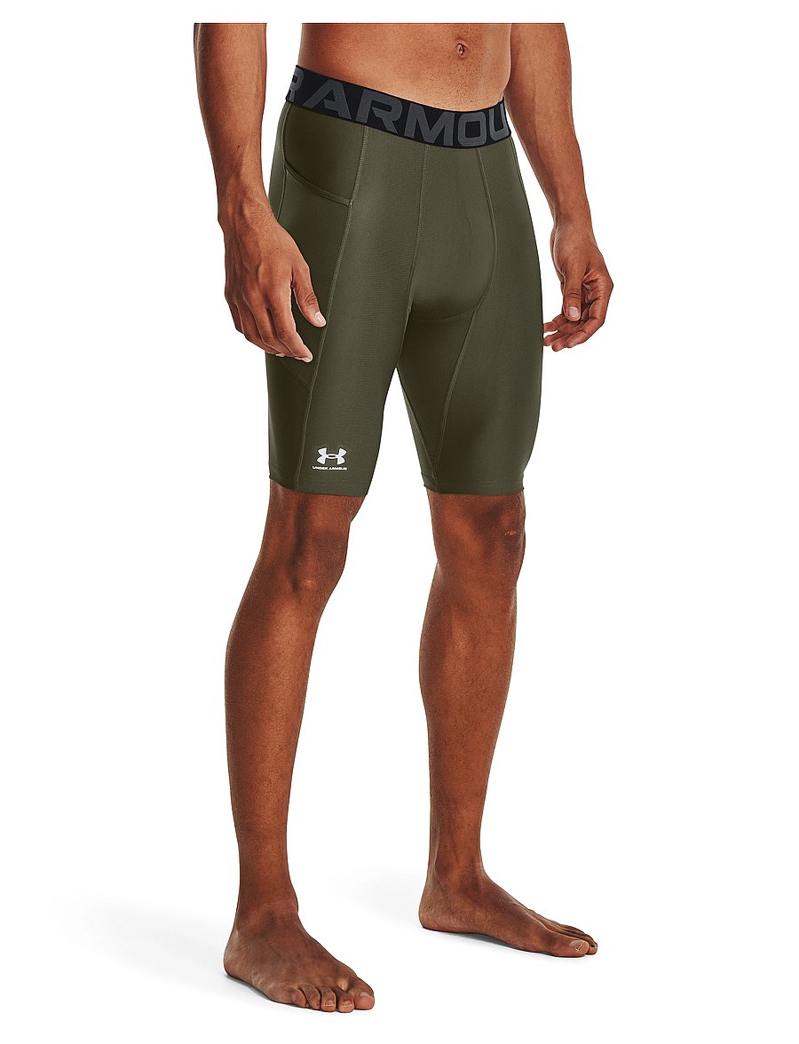 Under Armour - UA HG Armour Lng Shorts - treeningretuusid - marine od green - 3