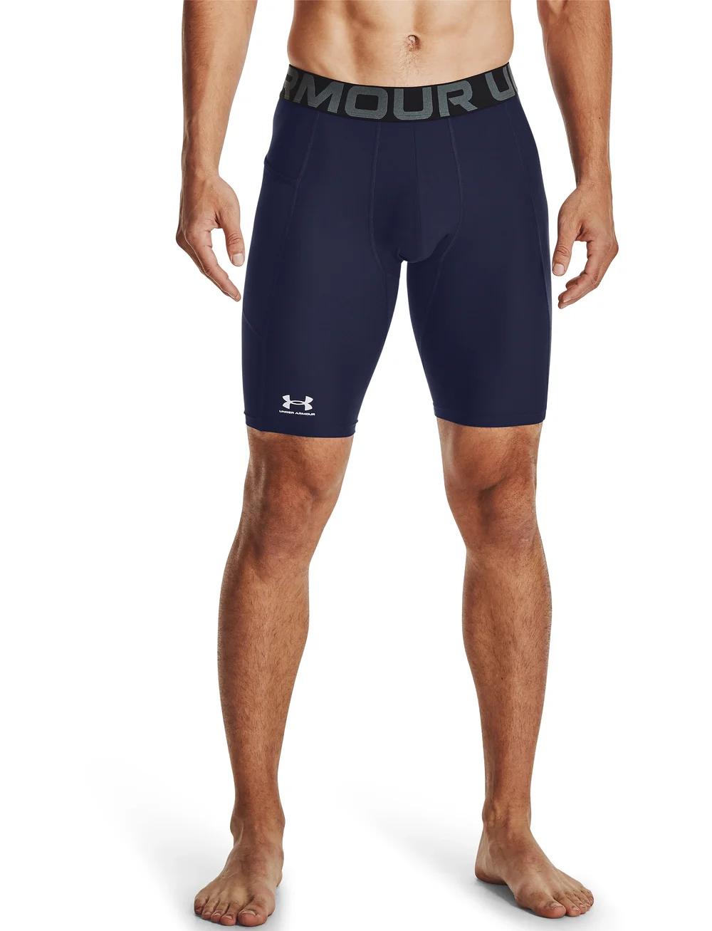 Under Armour - UA HG Armour Lng Shorts - træningstights - midnight navy - 4