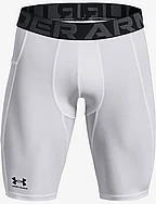 UA HG Armour Lng Shorts - WHITE