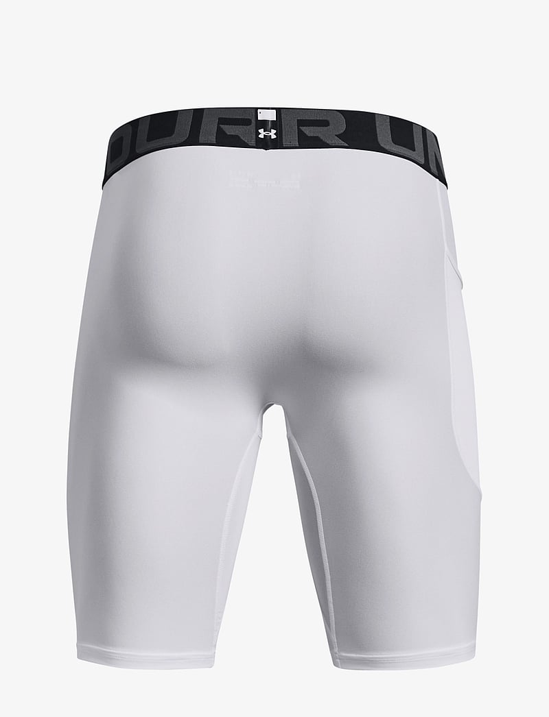 Under Armour - UA HG Armour Lng Shorts - træningstights - white - 2