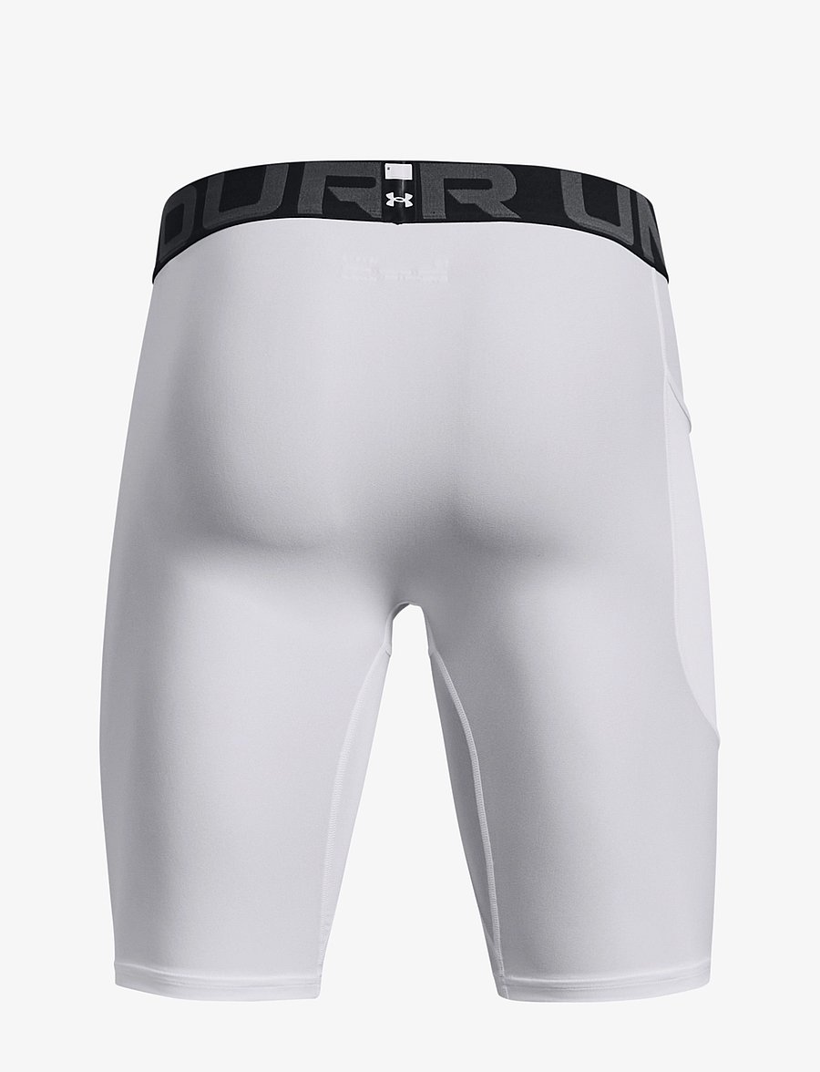 Under Armour - UA HG Armour Lng Shorts - treeningretuusid - white - 2