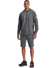 Under Armour - UA RIVAL TERRY SHORT - laveste priser - pitch gray full heather - 2