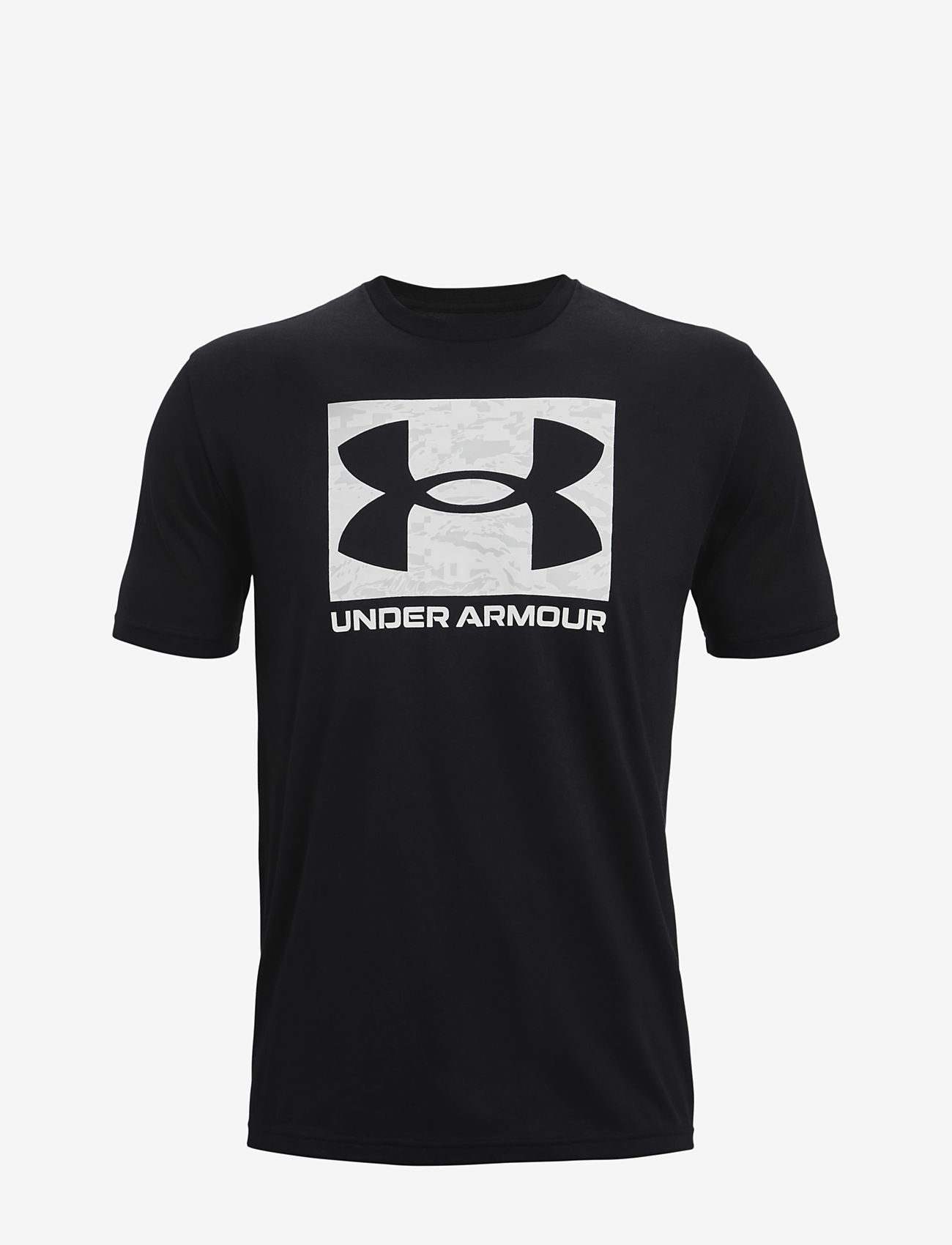 Under Armour - UA ABC CAMO BOXED LOGO SS - alussärgid ja t-särgid - black - 1