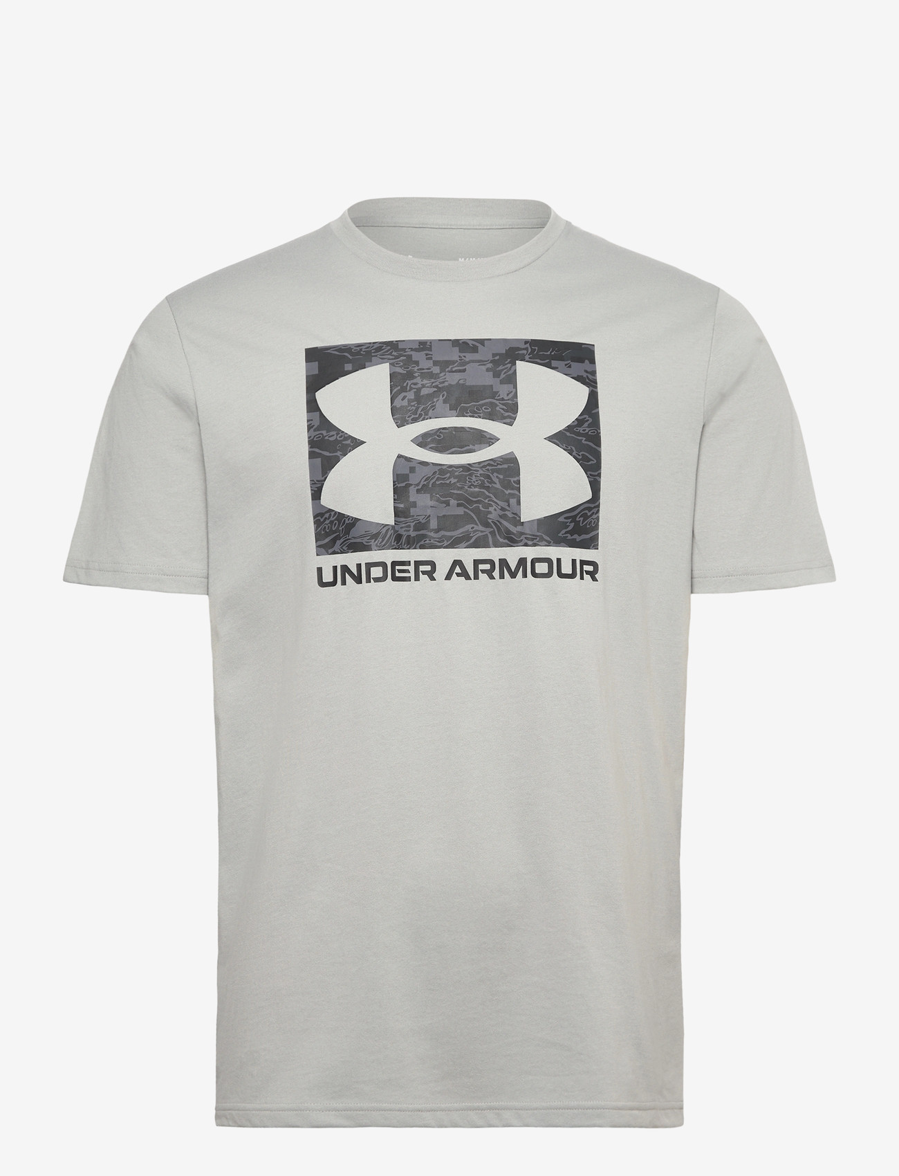 Under Armour - UA ABC CAMO BOXED LOGO SS - alussärgid ja t-särgid - titanium - 1