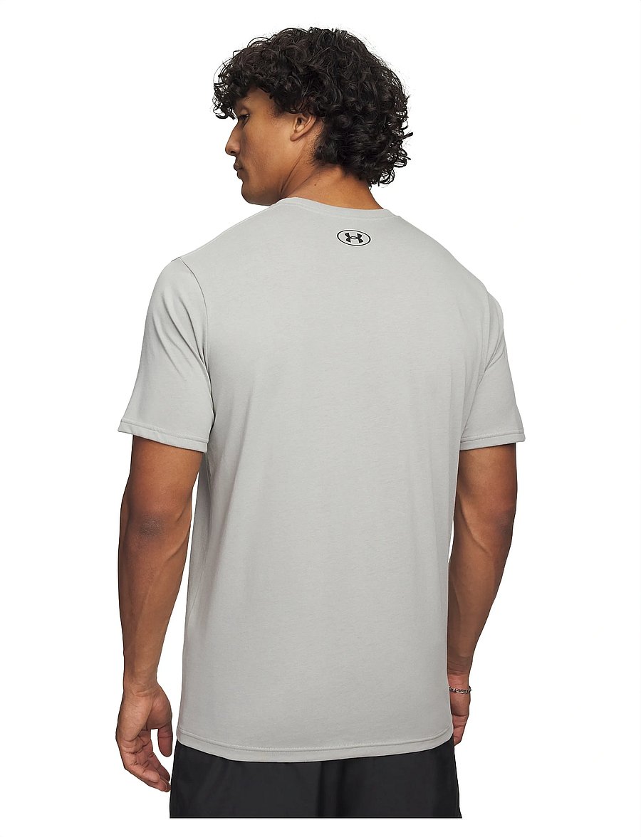 Under Armour - UA ABC CAMO BOXED LOGO SS - oberteile & t-shirts - titanium - 3