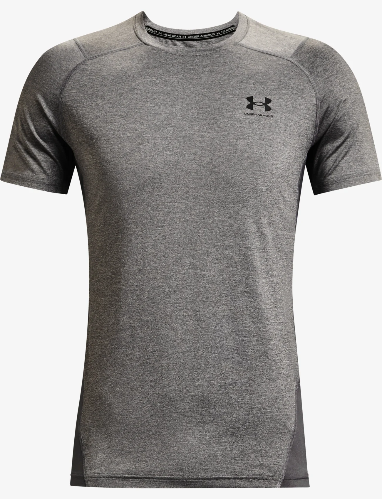 Under Armour - UA HG Armour Fitted SS - laveste priser - carbon heather - 0