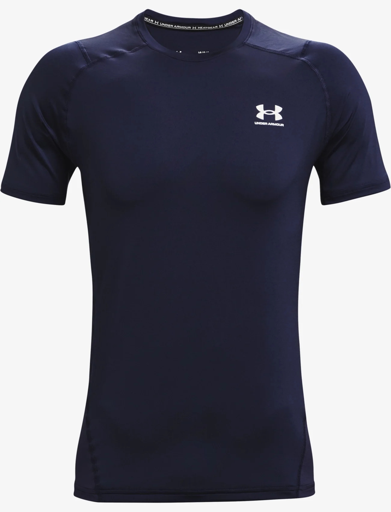 Under Armour - UA HG Armour Fitted SS - t-shirts - midnight navy - 0