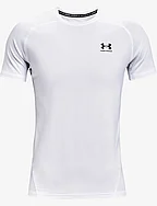 UA HG Armour Fitted SS - WHITE