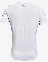 Under Armour - UA HG Armour Fitted SS - t-shirts - white - 1