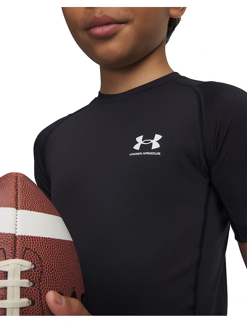 Under Armour - UA HG Armour SS - sports tops - black - 4