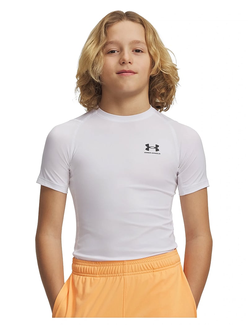 Under Armour - UA HG Armour SS - sportstoppe - white - 0