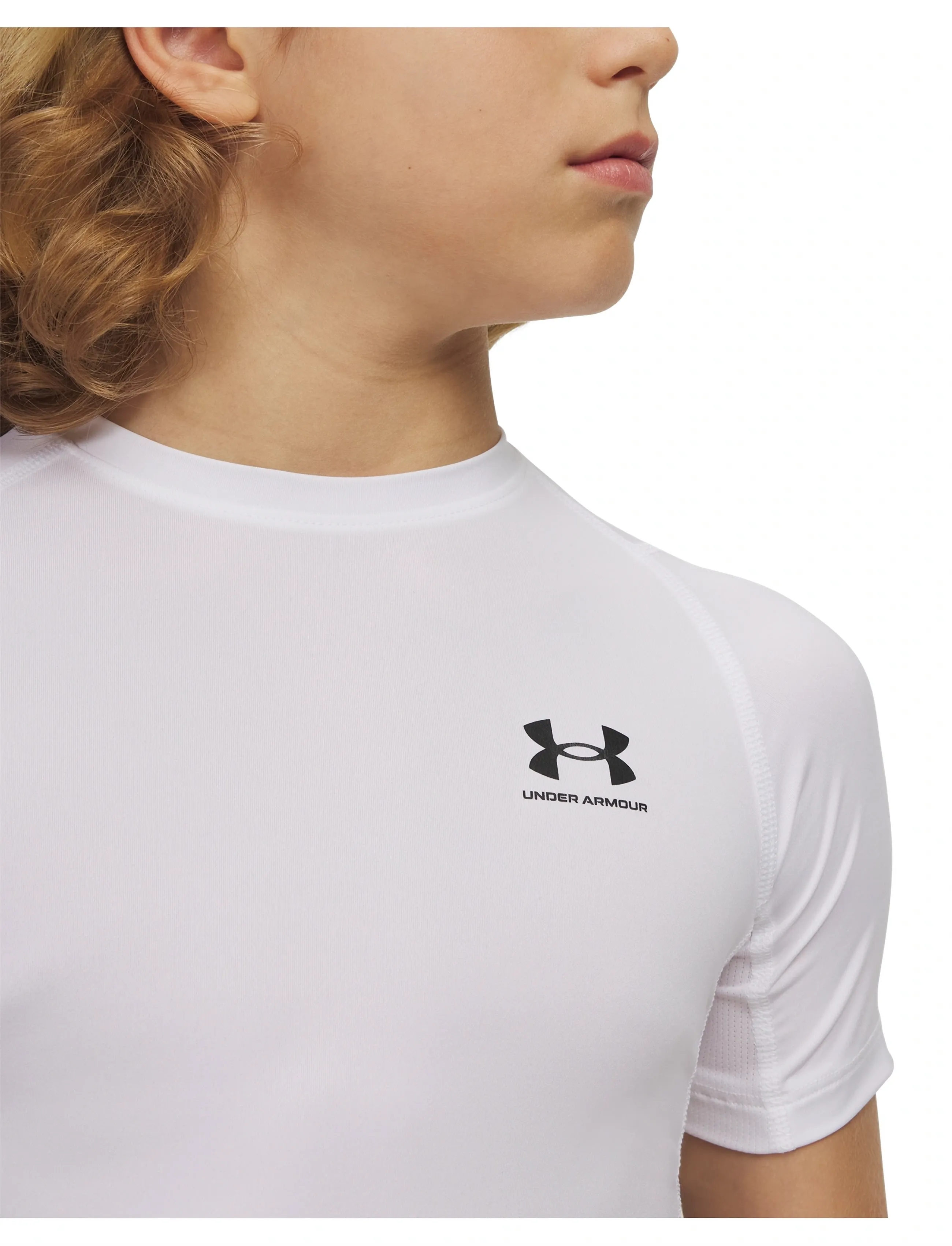 Under Armour - UA HG Armour SS - sportstoppe - white - 4