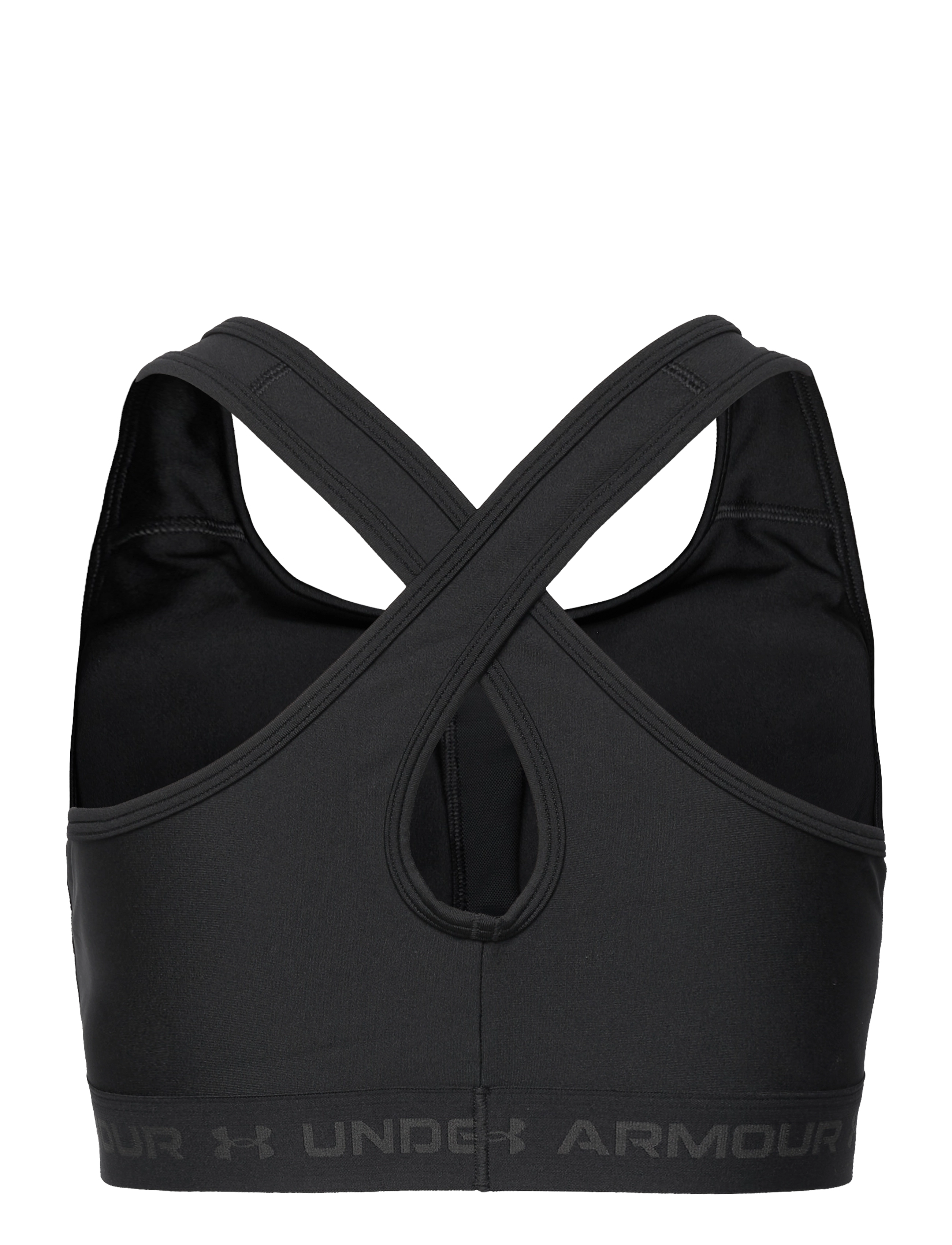 Under Armour - Crossback Mid Bra& - sport-bhs: mittlerer halt - black - 2