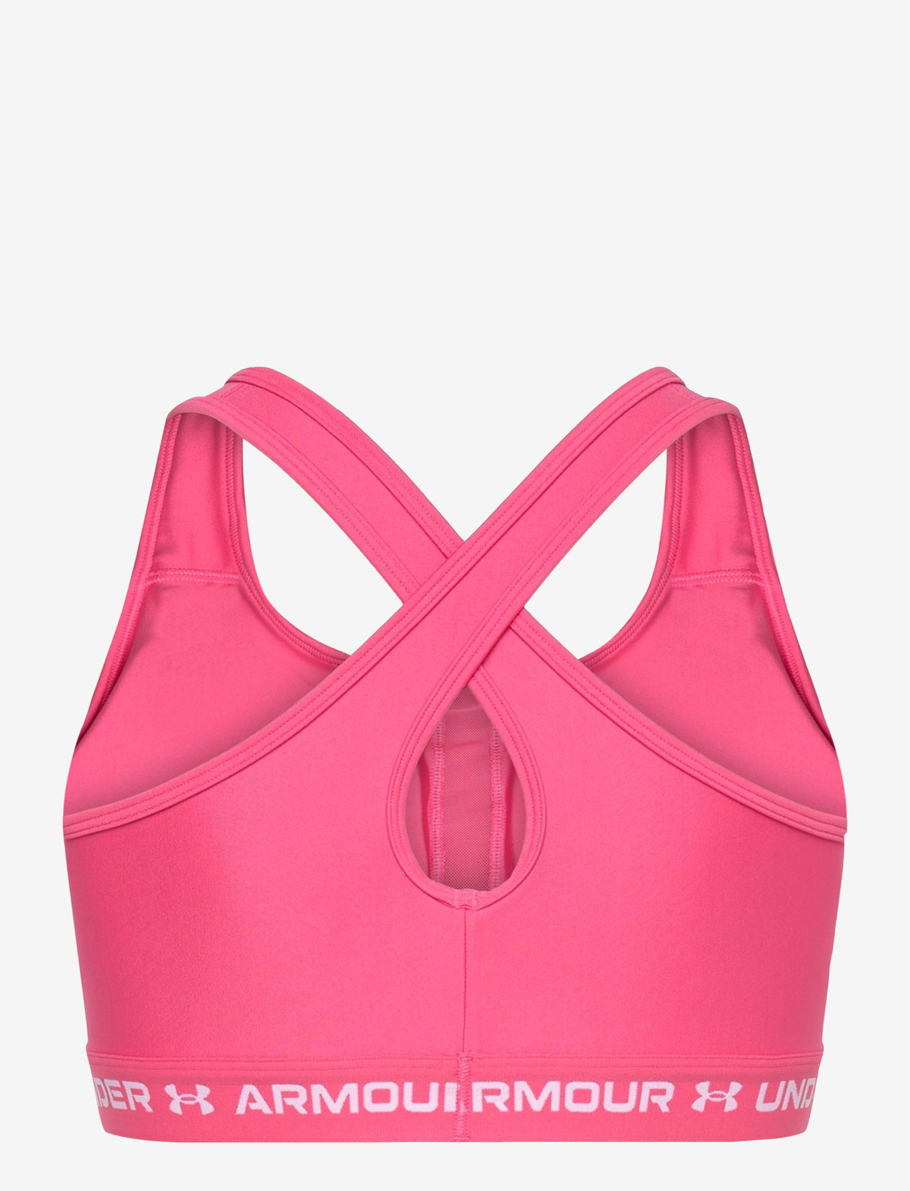 Under Armour - Crossback Mid Bra& - sports bh'er: medium støtte - super pink - 2