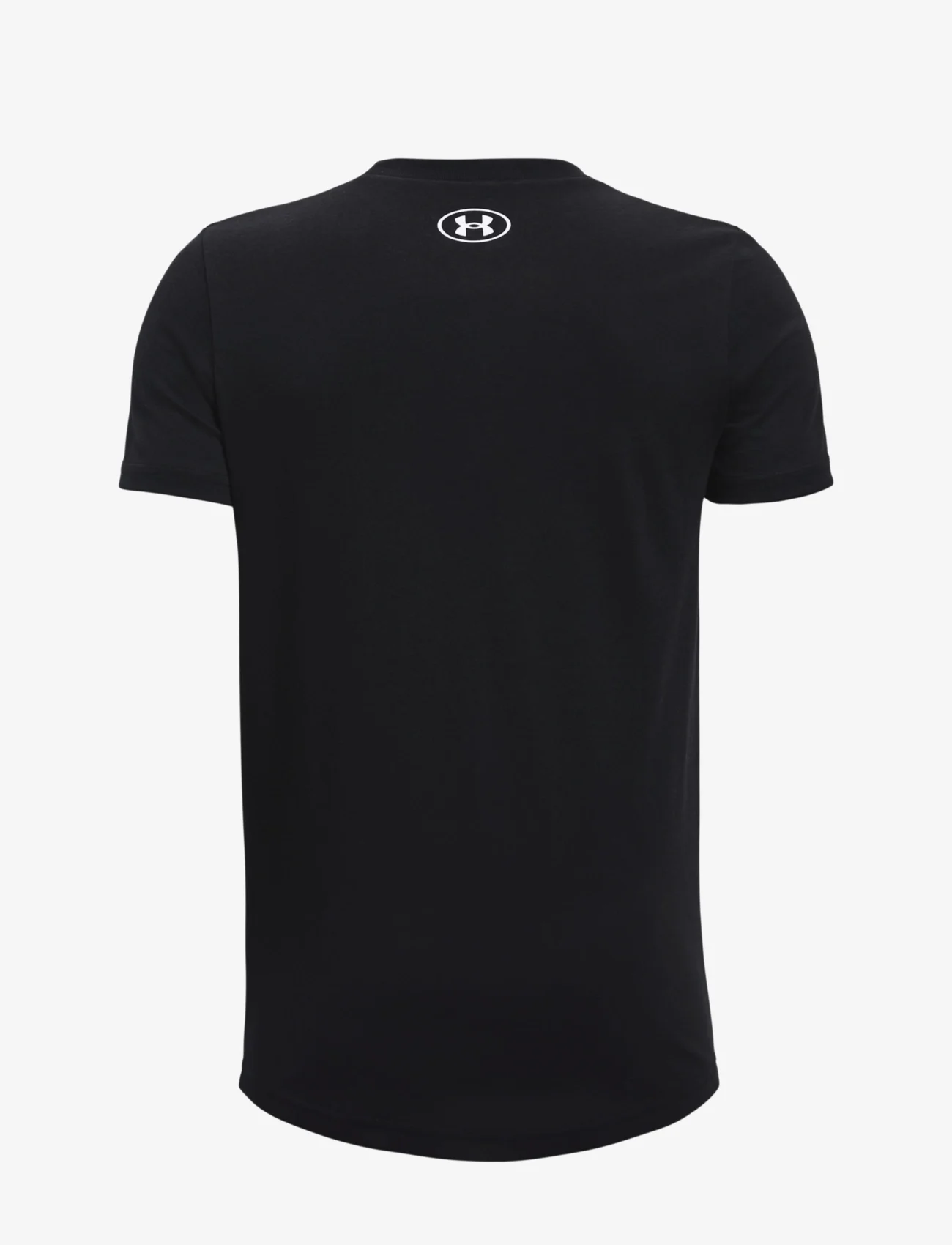 Under Armour - UA B SPORTSTYLE LEFT CHEST SS - sports tops - black - 0