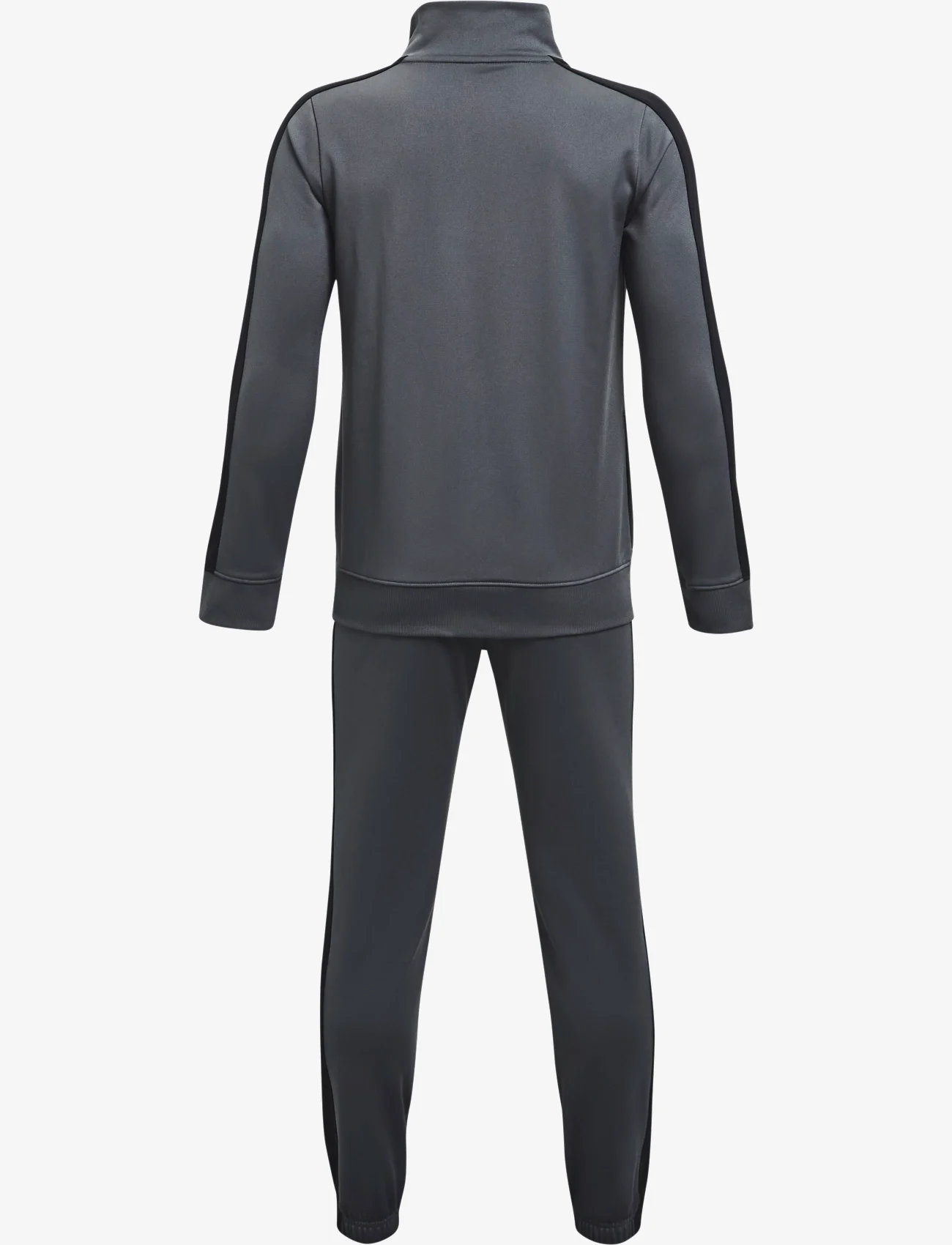 Under Armour - UA Knit Track Suit - tracksuits - pitch gray - 1