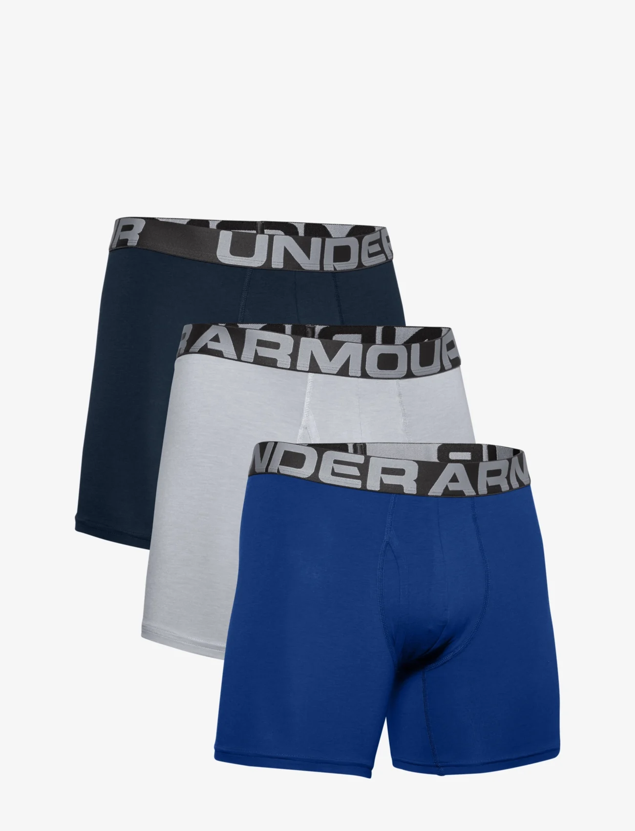 Under Armour - UA Charged Cotton 6in 3 Pack - alhaisimmat hinnat - royal - 0