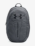 UA Hustle Lite Backpack - PITCH GRAY