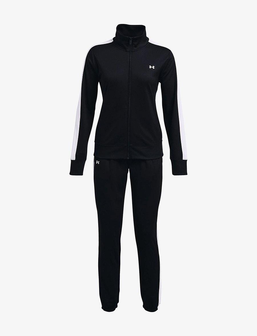 Under Armour - Tricot Tracksuit - tracksuits - black - 1