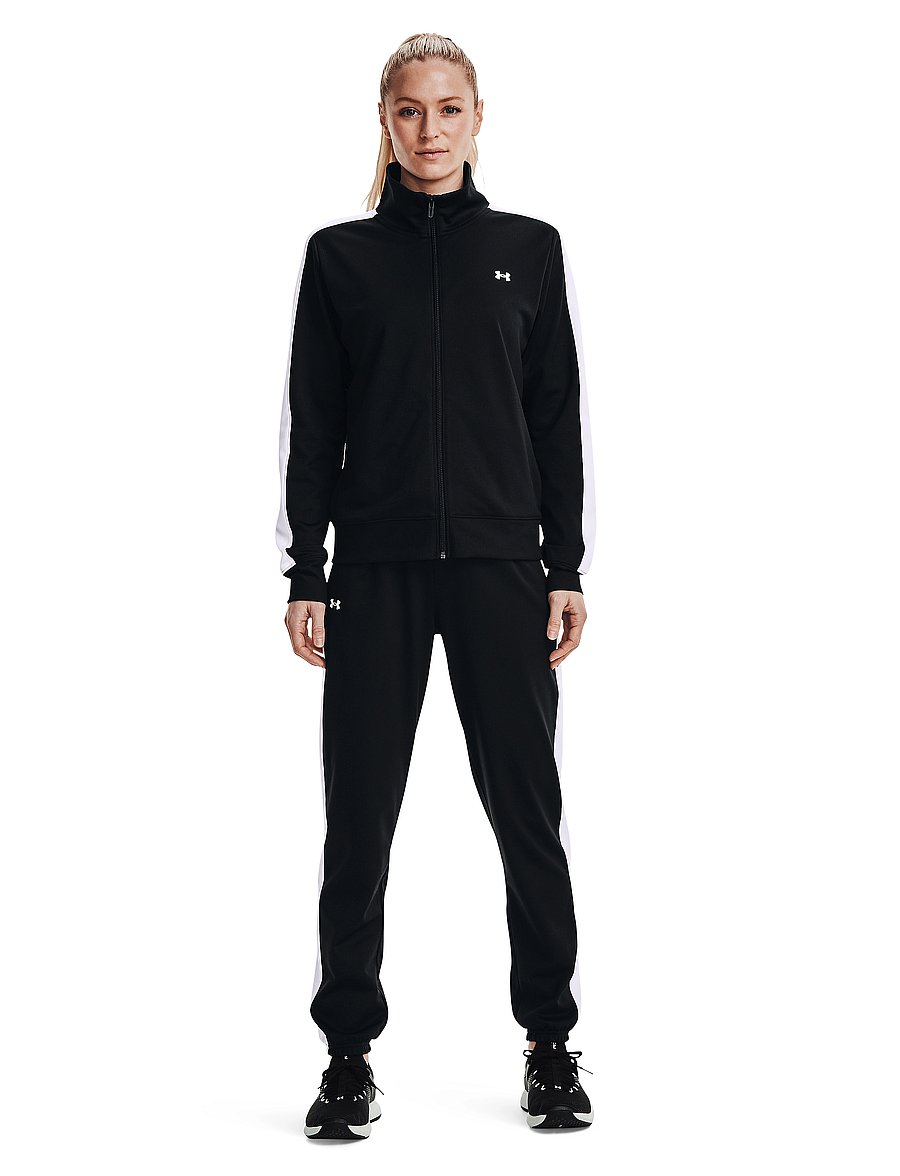 Under Armour - Tricot Tracksuit - tracksuits - black - 0