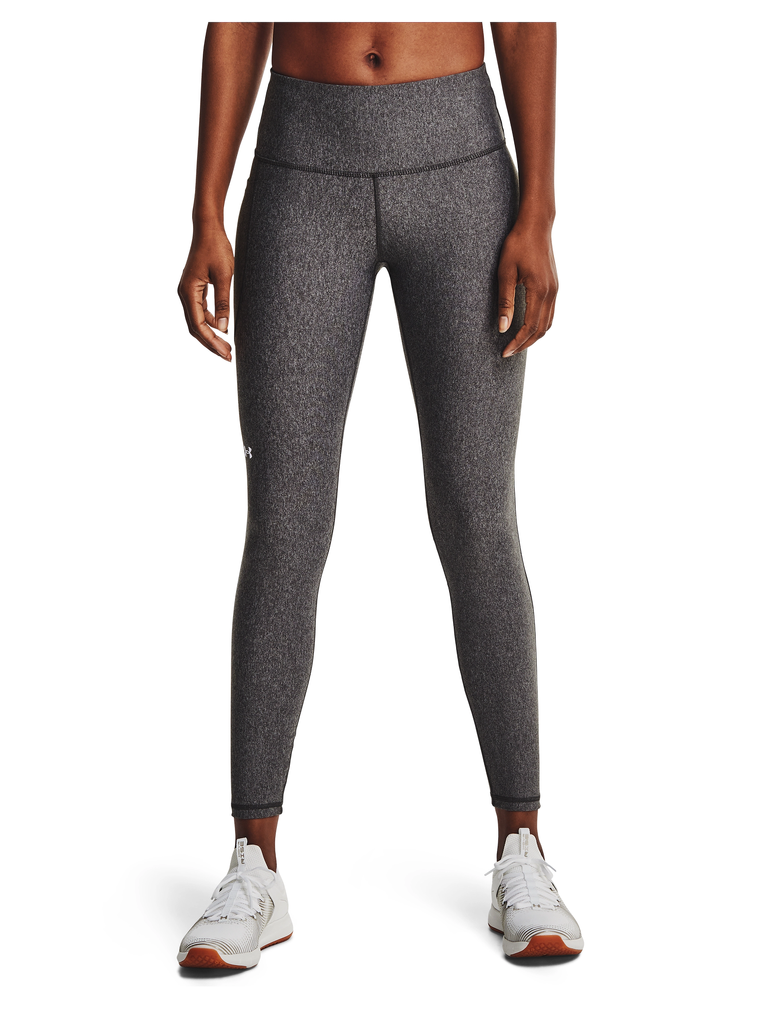 Under Armour - Tech HiRise Legging - fuld længde - charcoal light heather - 3
