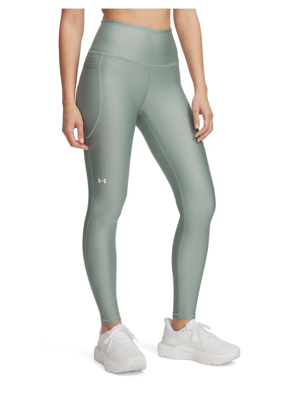 Under Armour - Armour HiRise Leg - full längd - silica green - 0