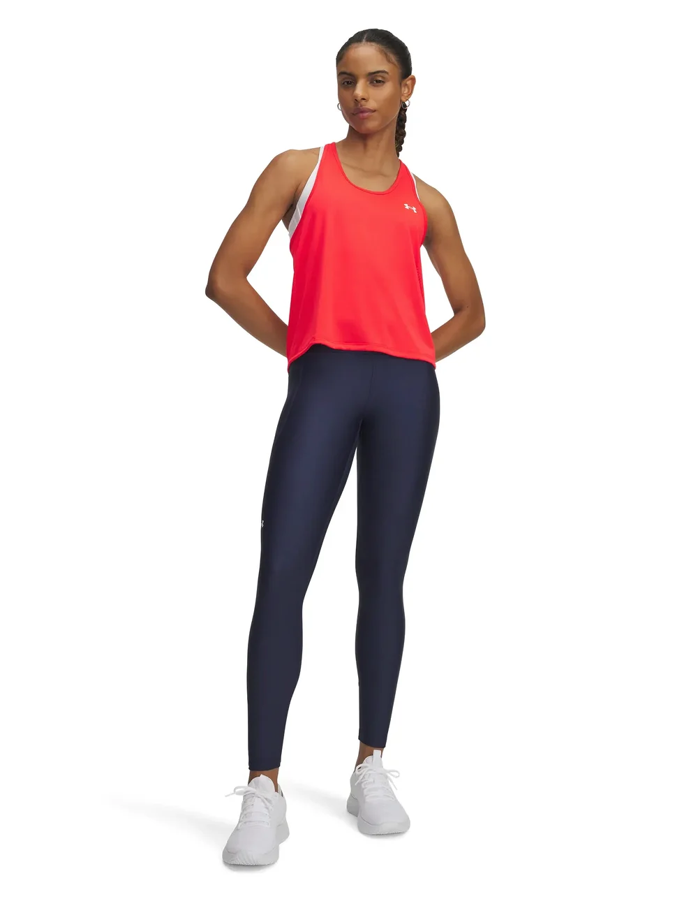 Under Armour - Tech HiRise Legging - full längd - washed navy - 4