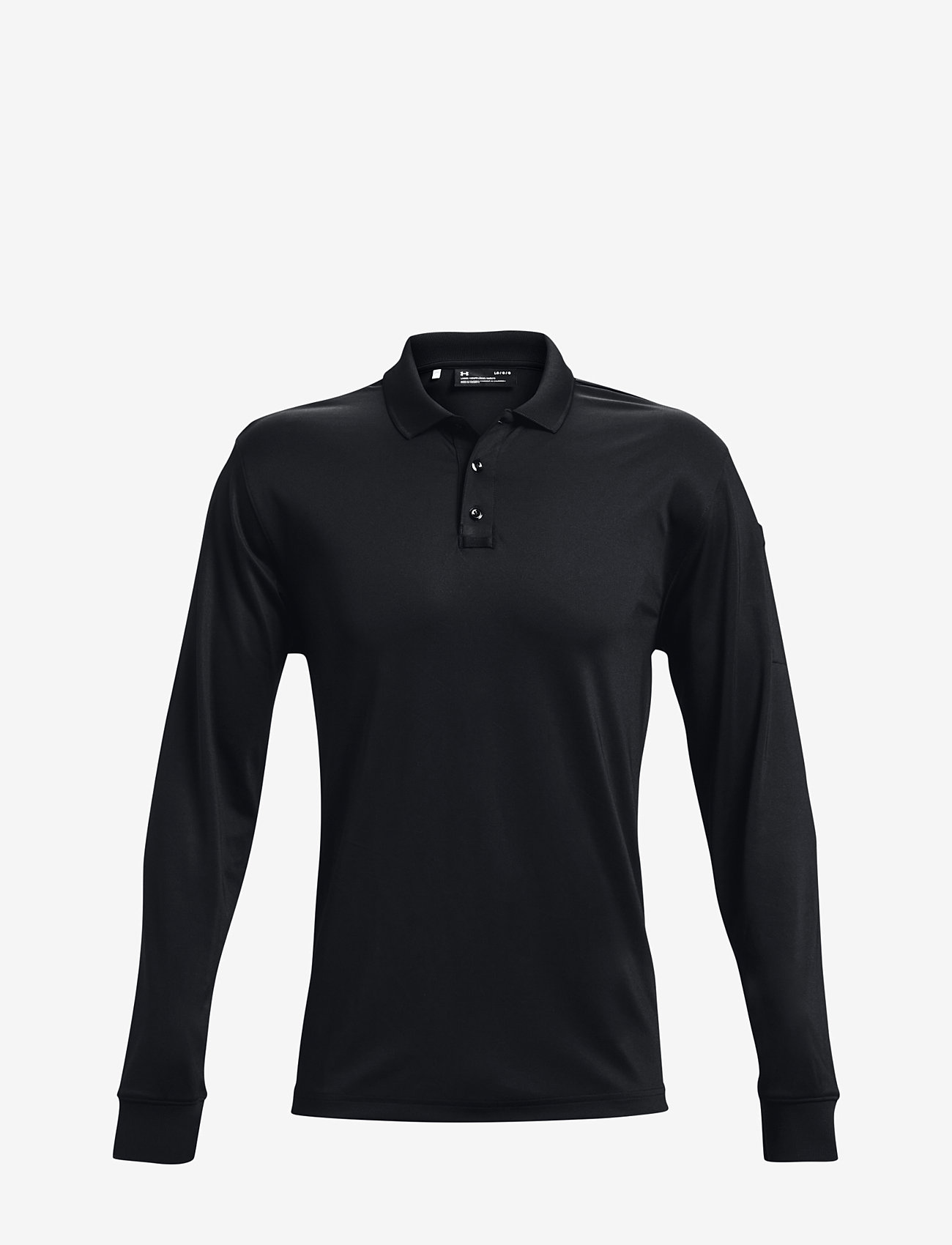 Under Armour - Tac Performance Polo LS 2.0 - toppar & t-shirts - black - 1