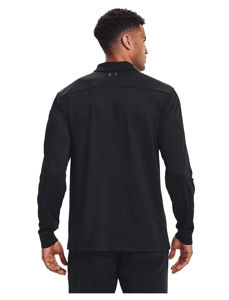 Under Armour - Tac Performance Polo LS 2.0 - toppar & t-shirts - black - 3