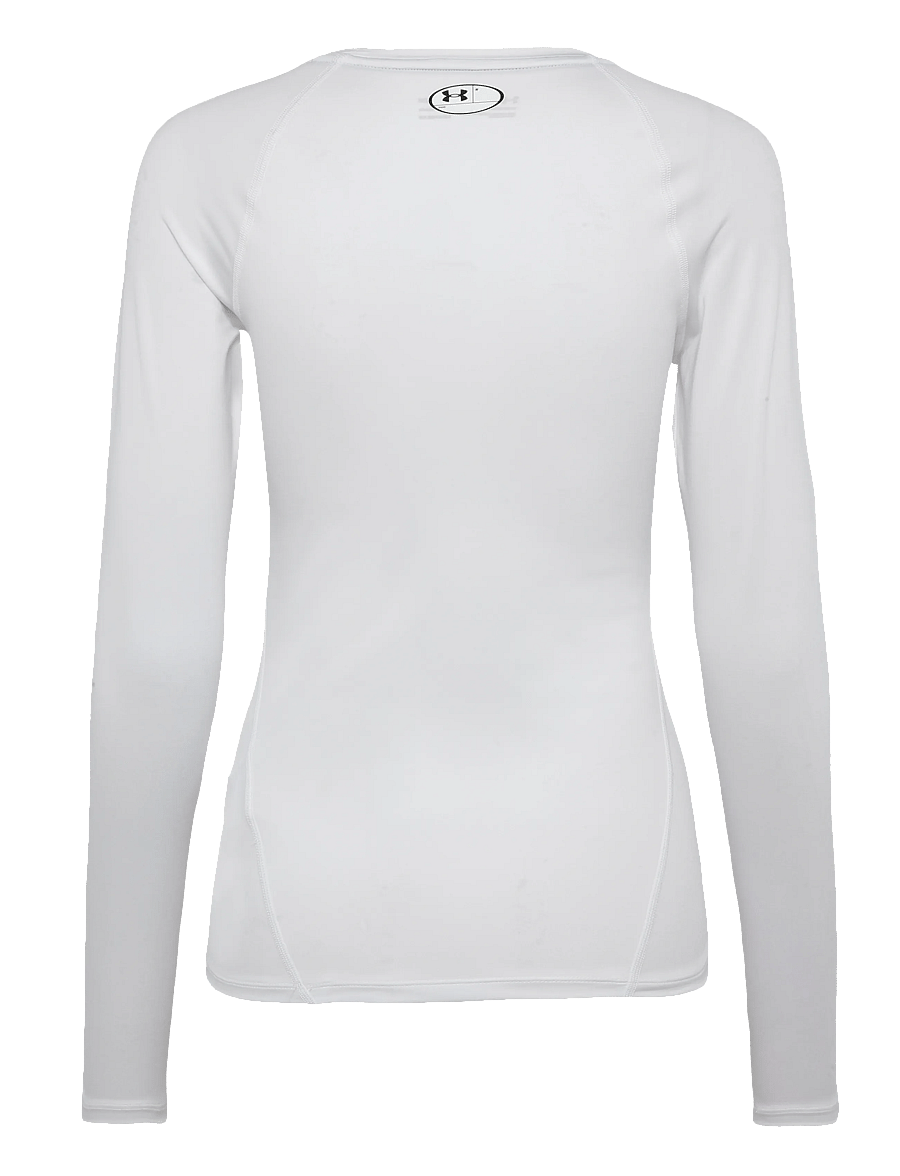 Under Armour - UA HG Authentics Comp LS - långärmade tröjor - white - 2