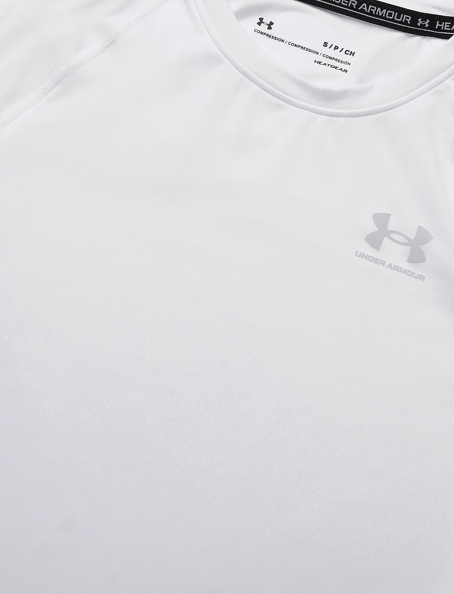 Under Armour - UA HG Authentics Comp LS - långärmade tröjor - white - 5