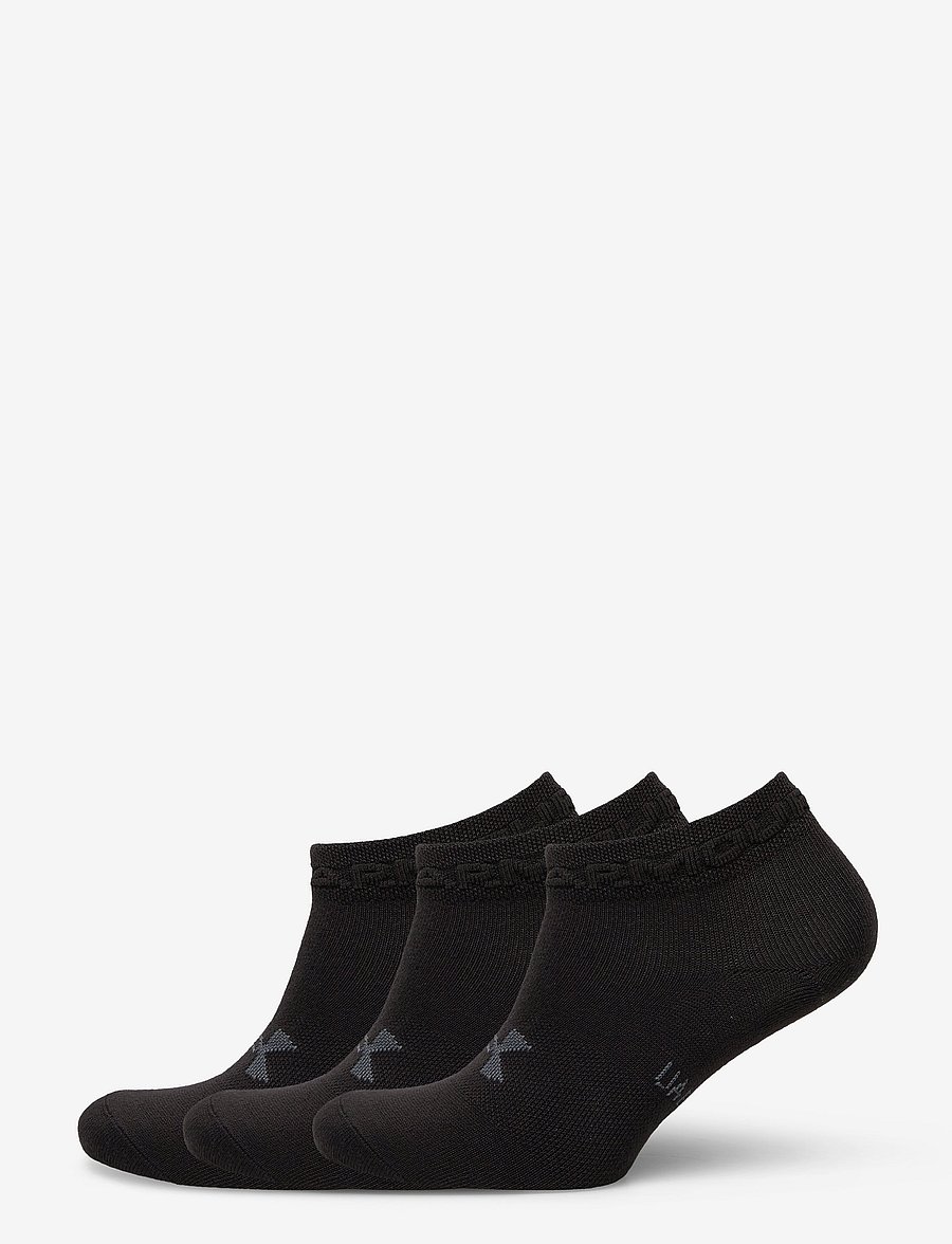 Under Armour - UA Essential Low Cut 3pk - träningsstrumpor - black - 0