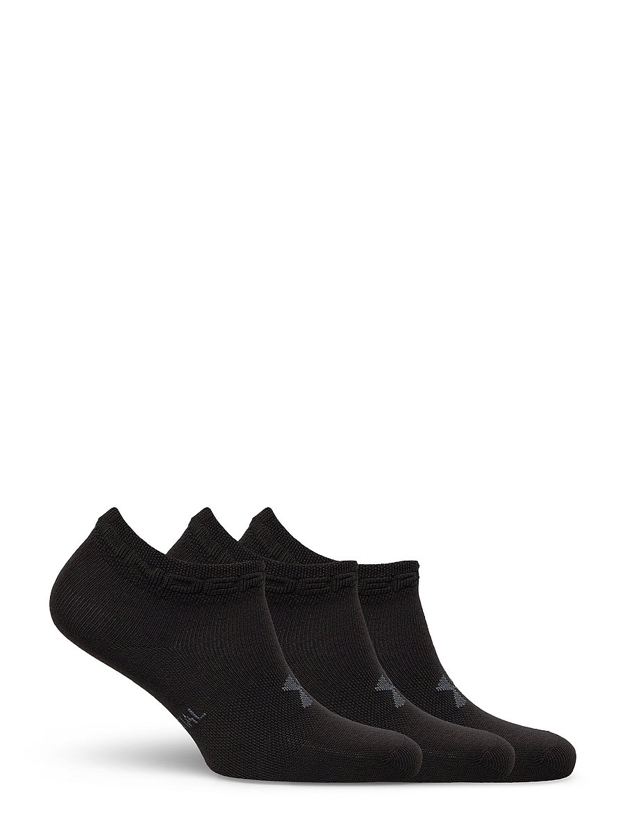 Under Armour - UA Essential Low Cut 3pk - träningsstrumpor - black - 2