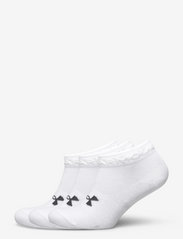 UA Essential Low Cut 3pk - WHITE