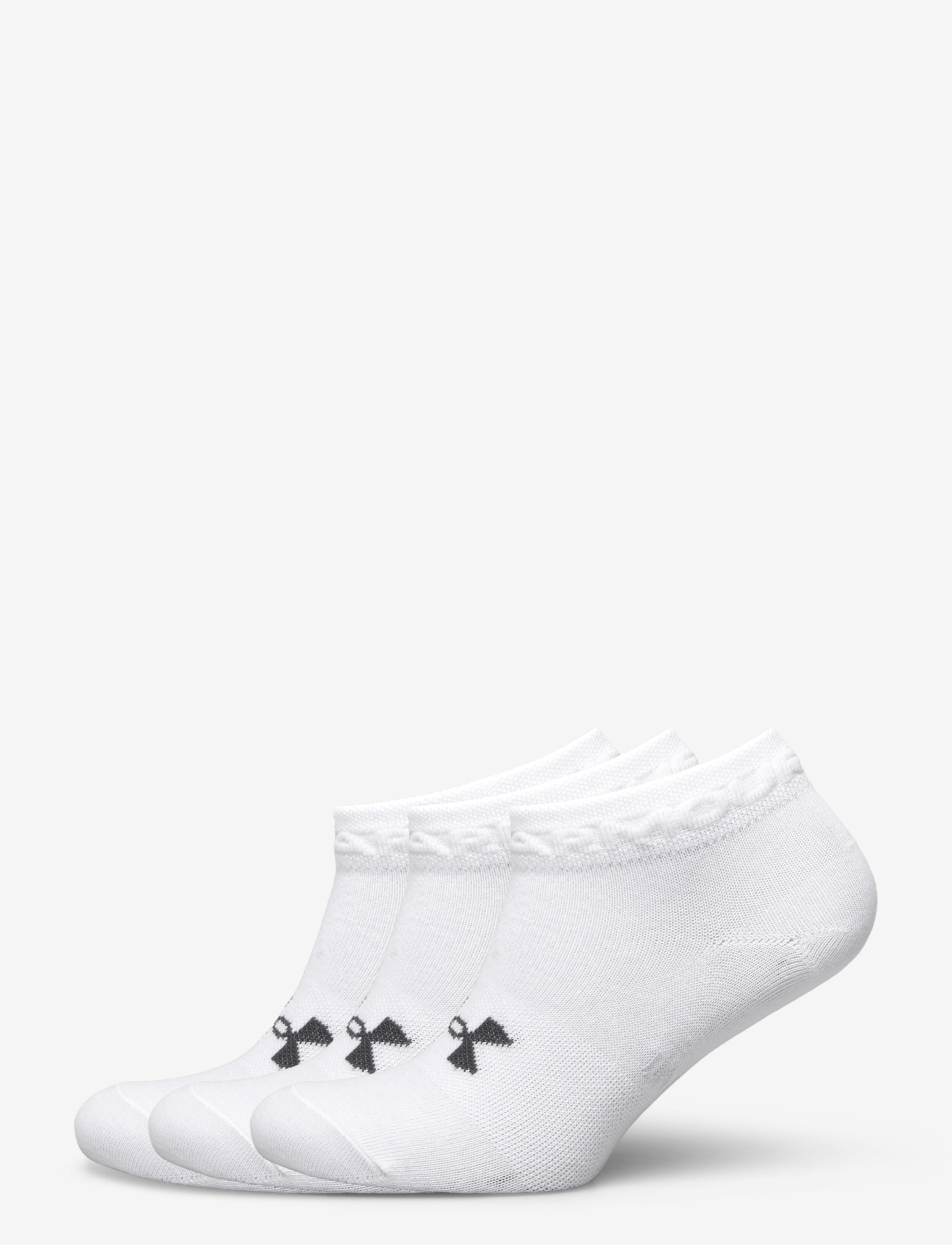 UA Essential Low Cut 3Pk - WHITE