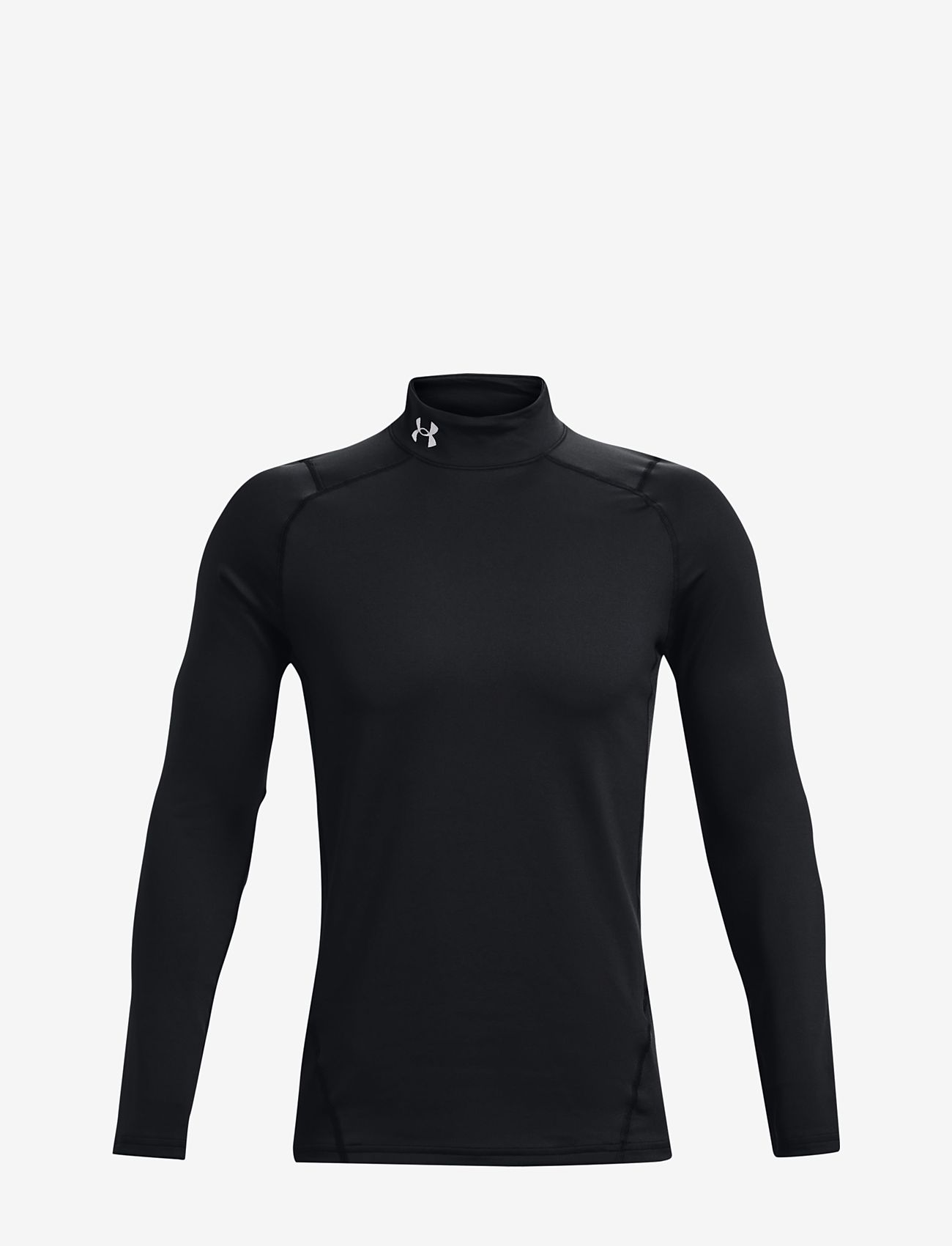 Under Armour - UA CG Armour Fitted Mock - langærmede t-shirts - black - 0