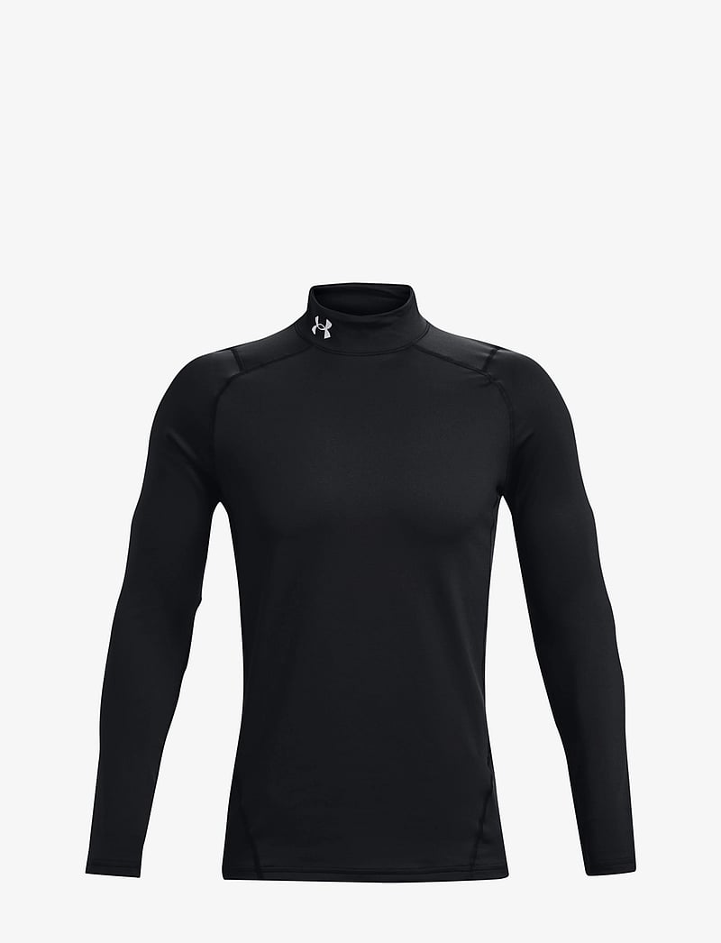 Under Armour - UA CG Armour Fitted Mock - langærmede t-shirts - black - 0