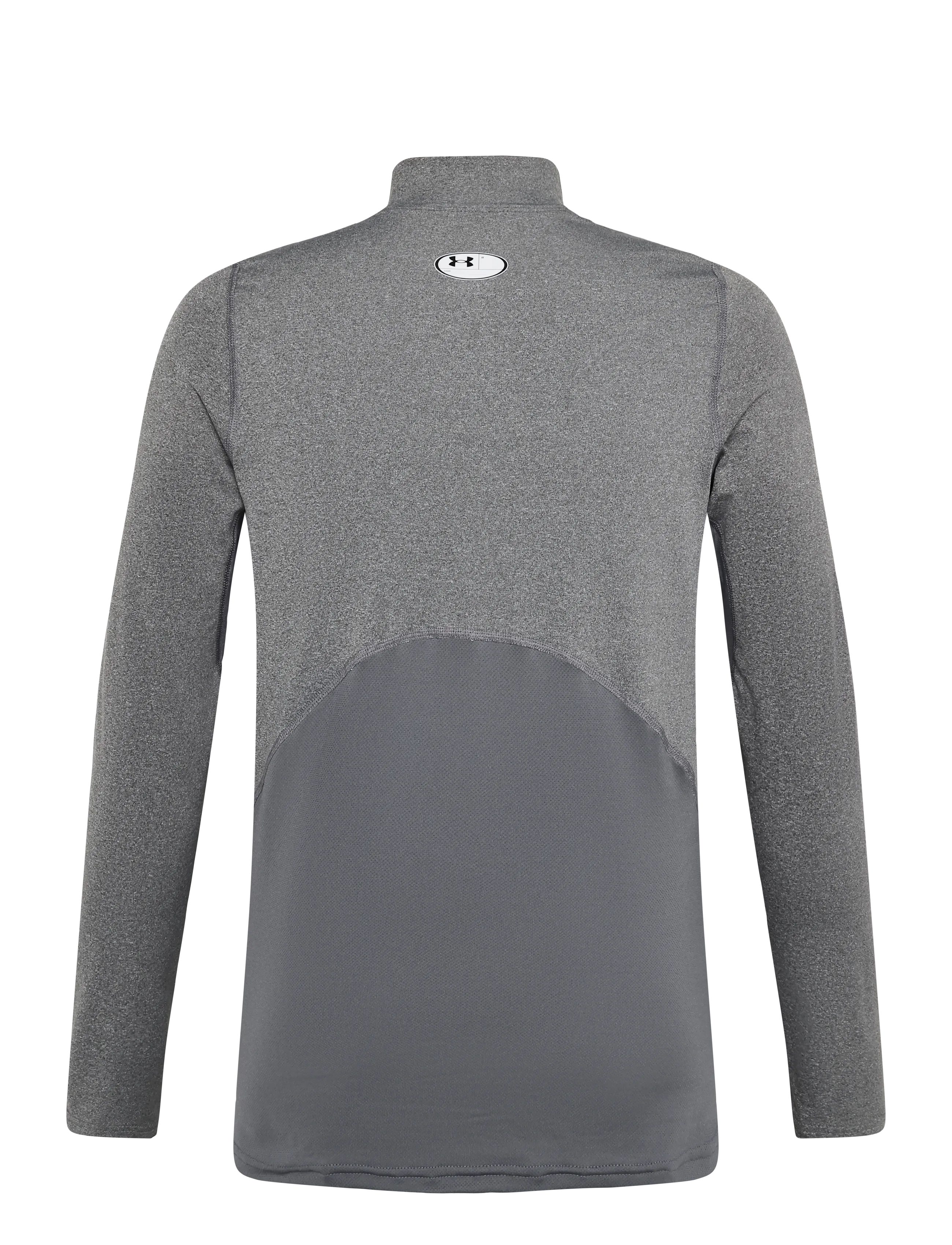 Under Armour - UA CG Armour Fitted Mock - pikkade varrukatega alussärgid - charcoal light heather - 1