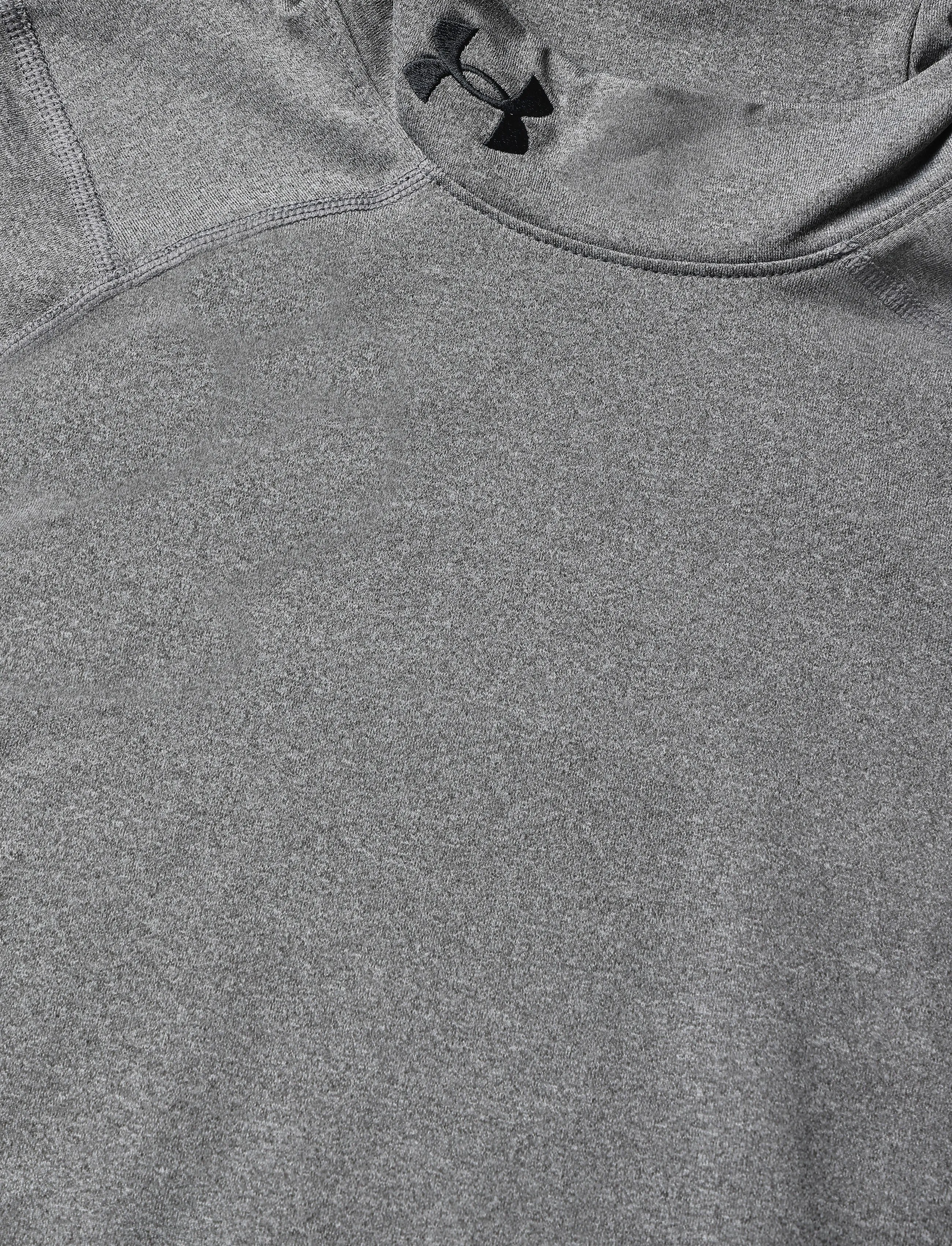 Under Armour - UA CG Armour Fitted Mock - pikkade varrukatega alussärgid - charcoal light heather - 2