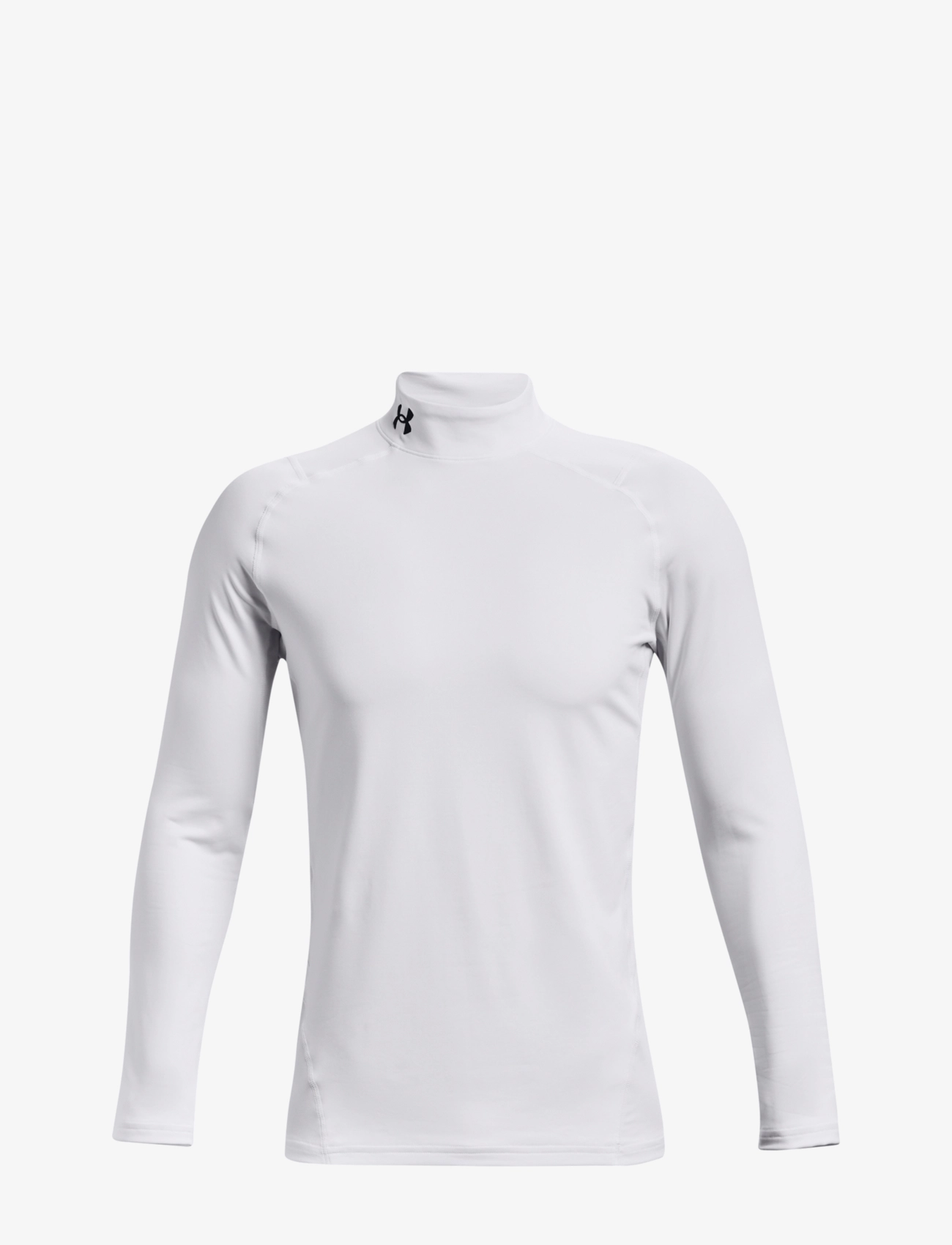 Under Armour Ua Cg Armour Fitted Mock, XL, White, T-Shirts > Langærmede, Herre