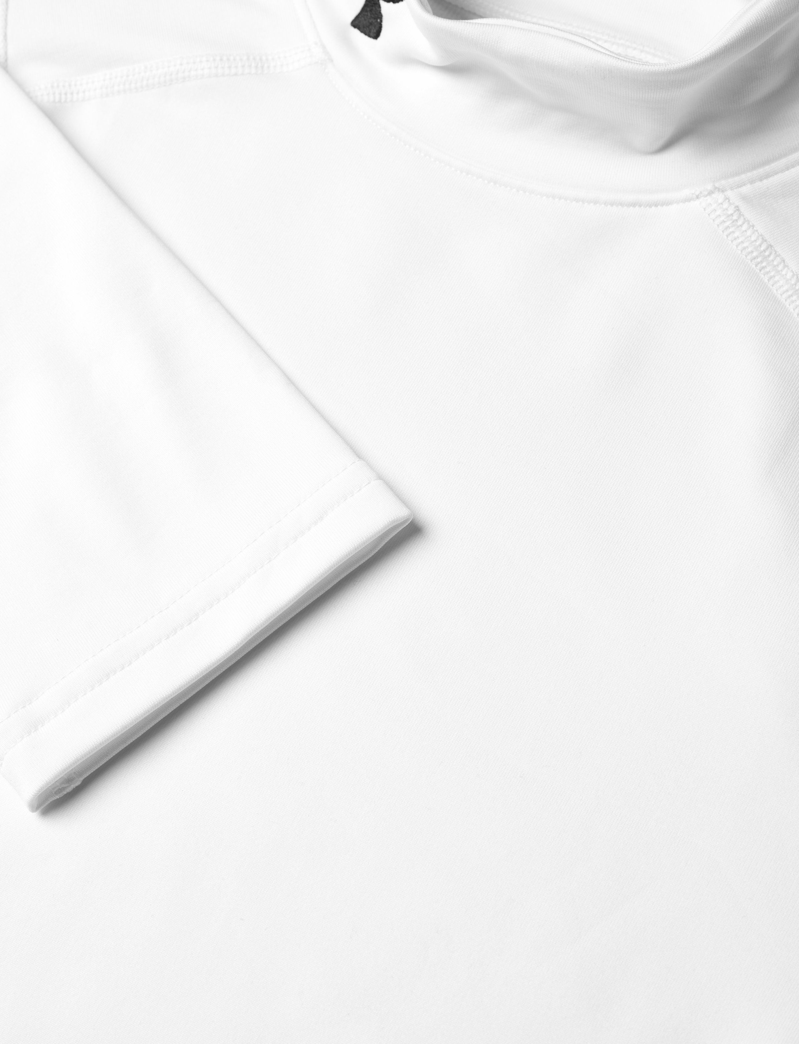 Under Armour - UA CG Armour Fitted Mock - långärmade tröjor - white - 2