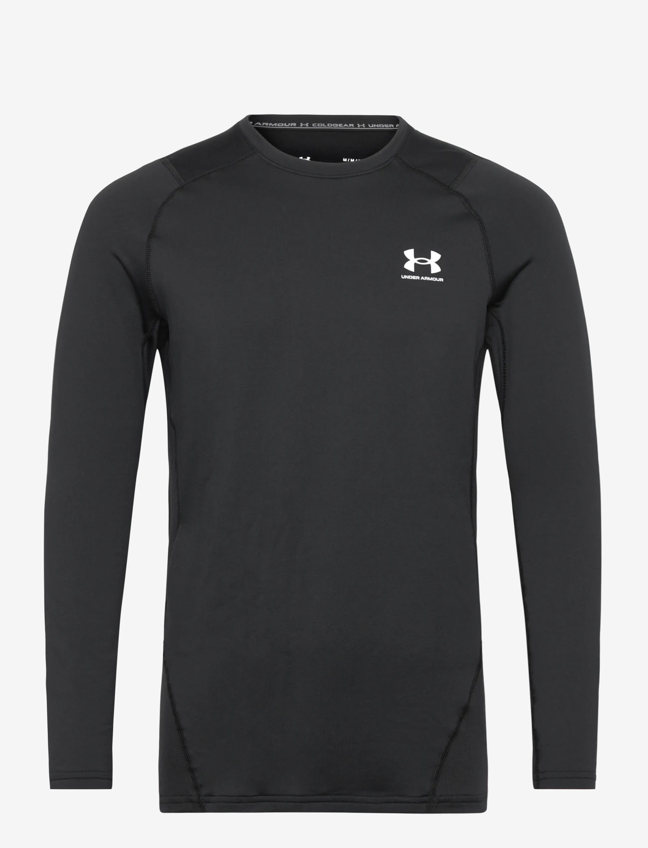 Under Armour - UA CG Armour Fitted Crew - langarmshirts - black - 0