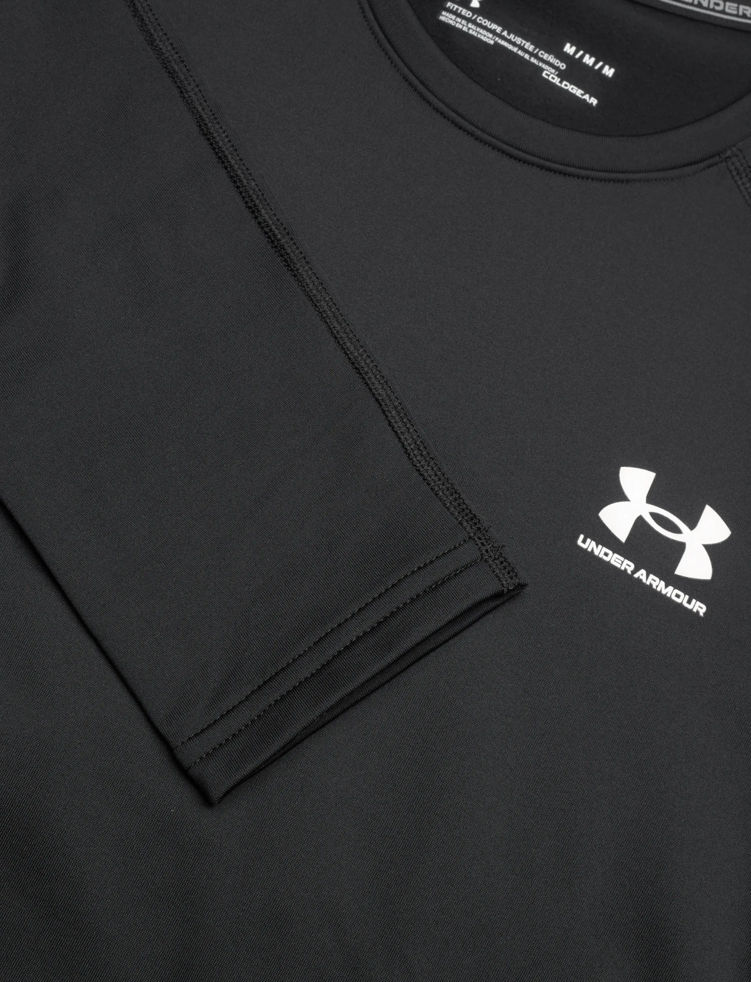 Under Armour - UA CG Armour Fitted Crew - black - 2
