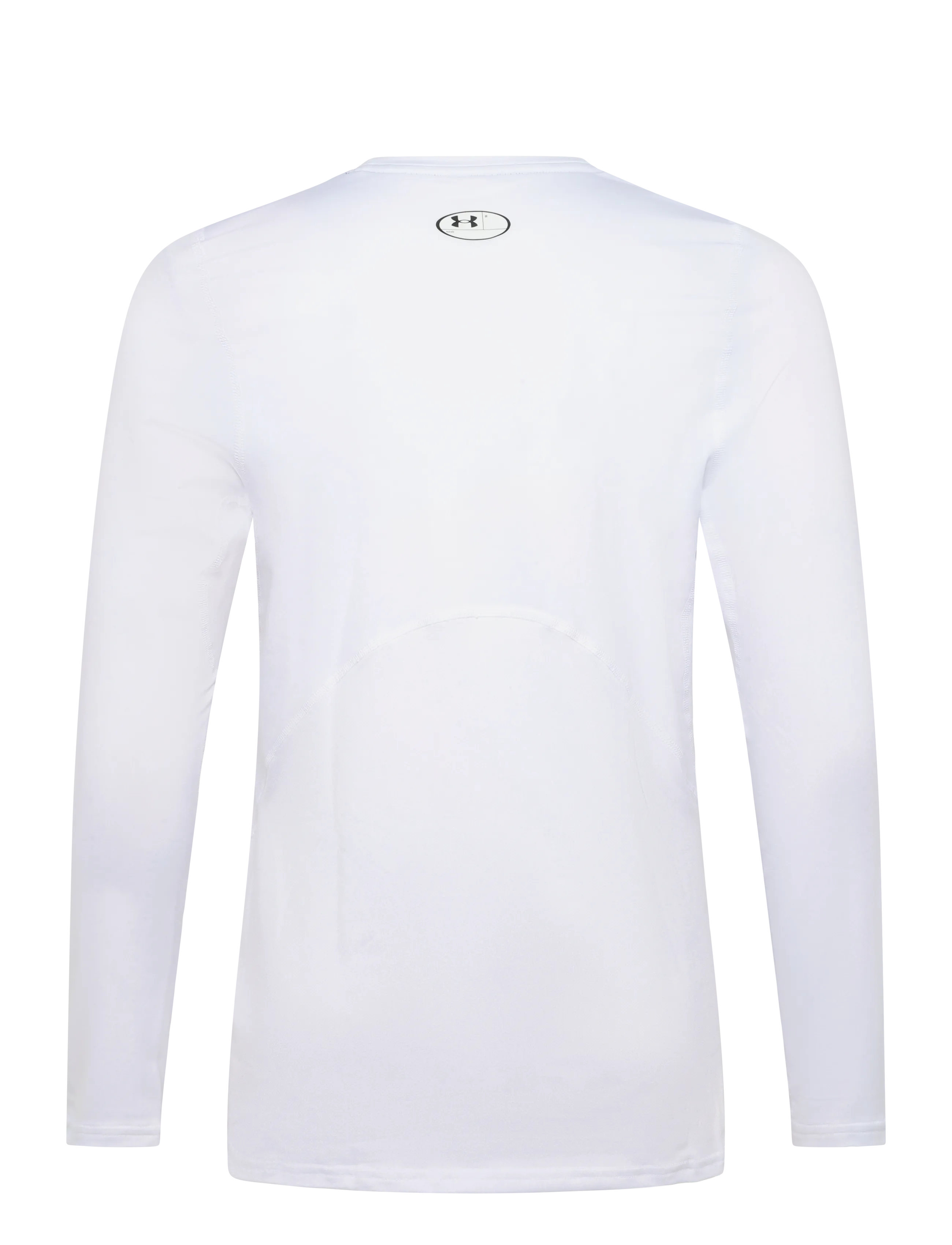 Under Armour - UA CG Armour Fitted Crew - langærmede t-shirts - white - 1