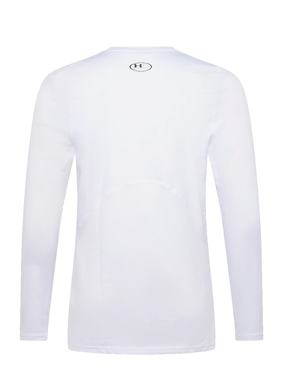 Under Armour - UA CG Armour Fitted Crew - langærmede t-shirts - white - 1