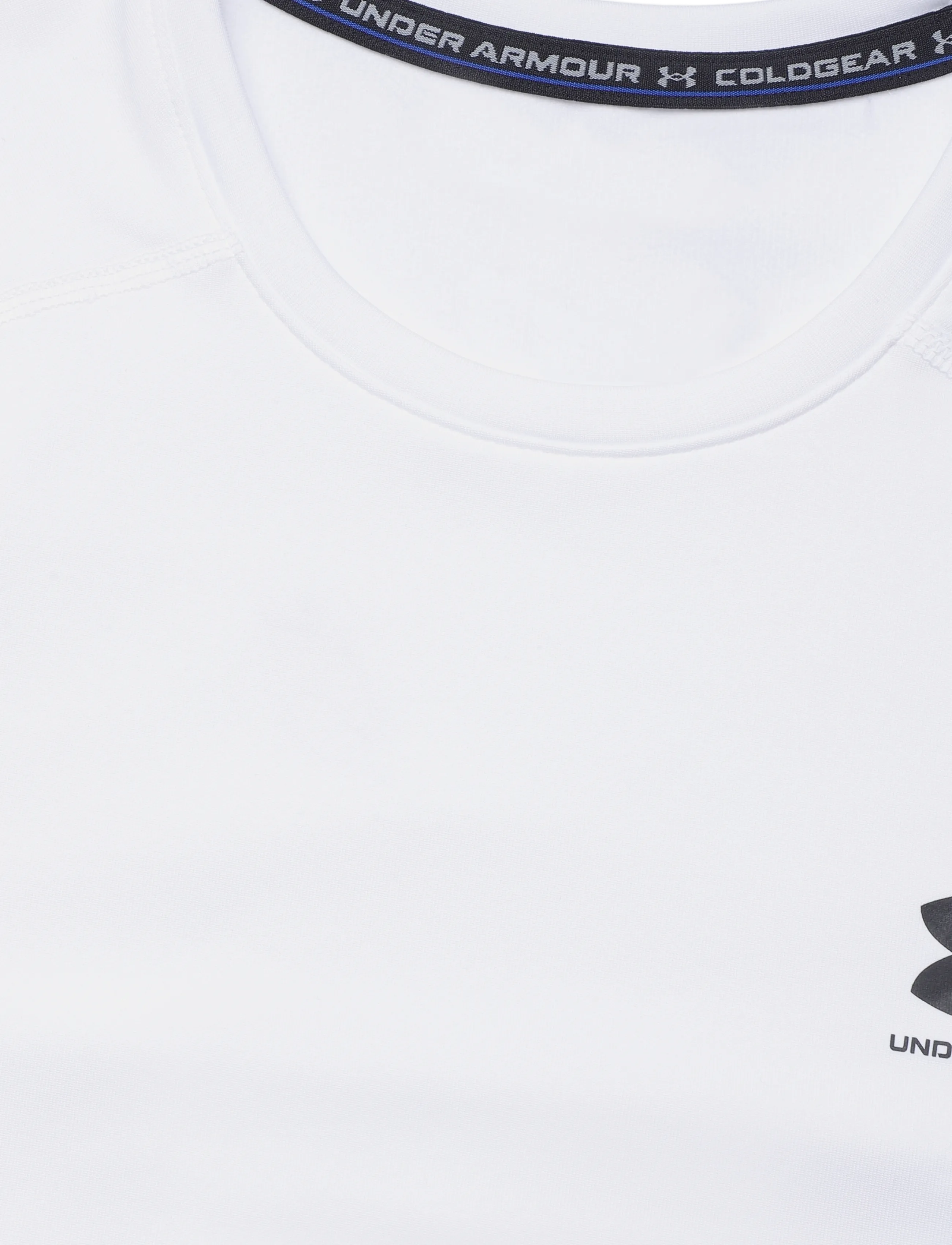 Under Armour - UA CG Armour Fitted Crew - langærmede t-shirts - white - 2