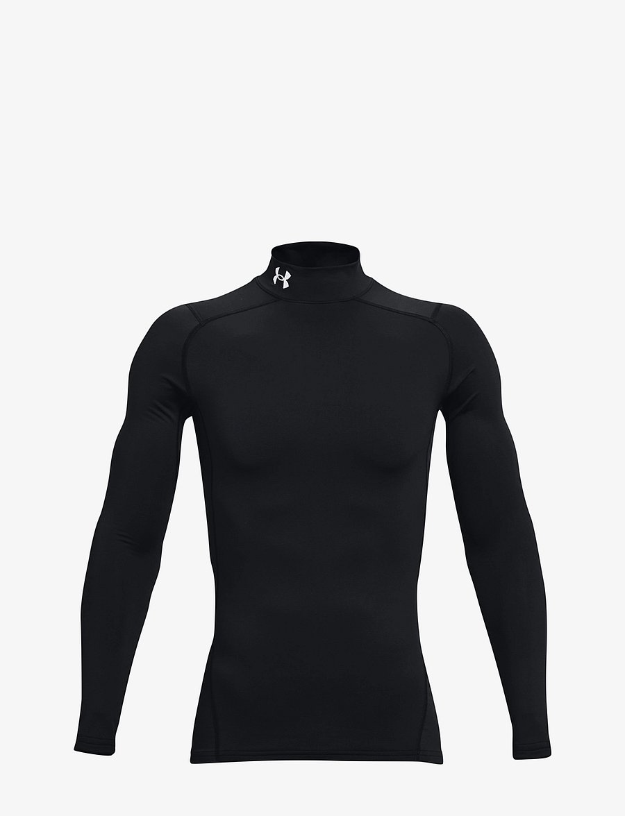 Under Armour - UA CG Armour Comp Mock - underställströjor - black - 1