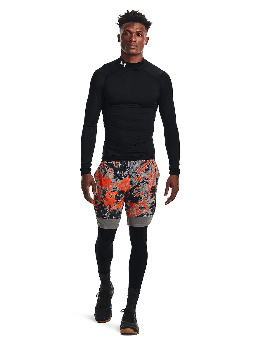 Under Armour - UA CG Armour Comp Mock - underställströjor - black - 0