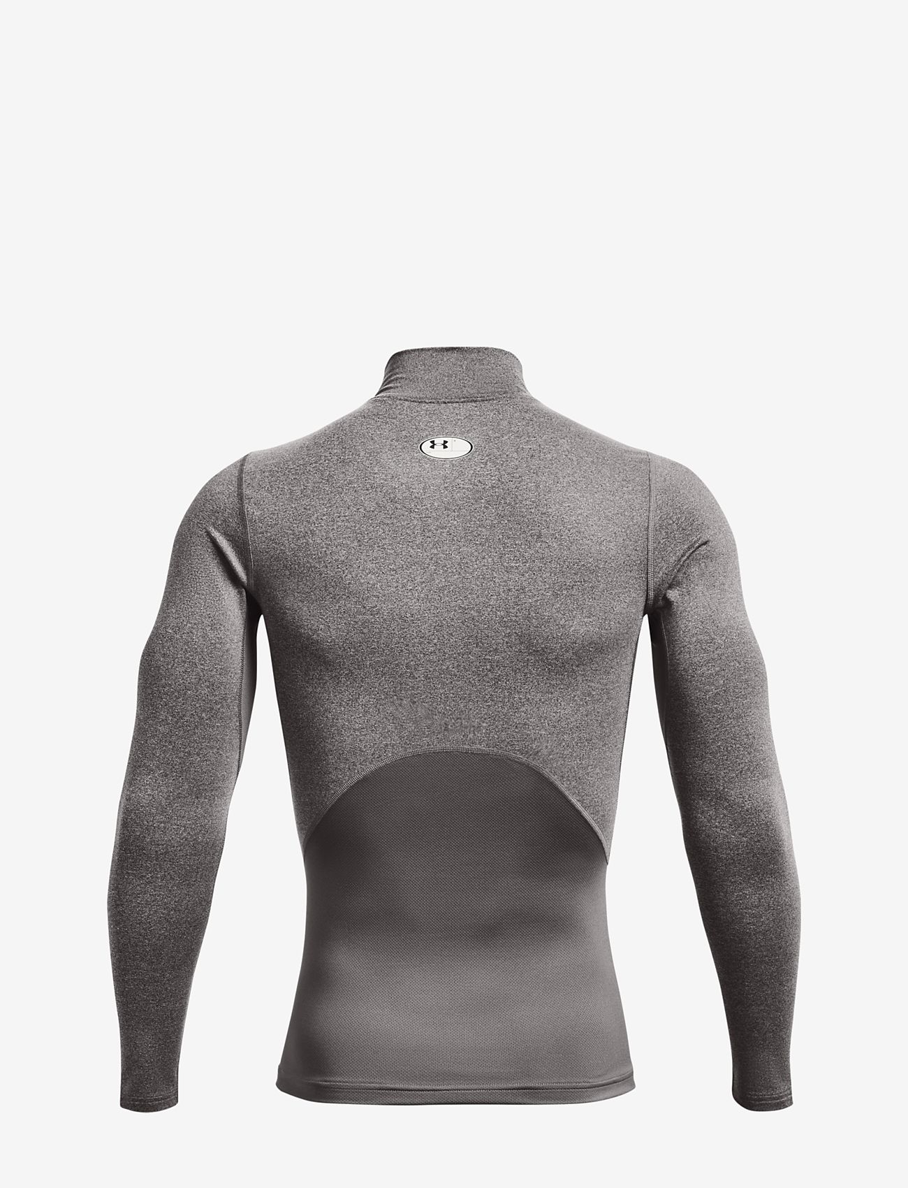 Under Armour - UA CG Armour Comp Mock - longsleeved tops - charcoal light heather - 1