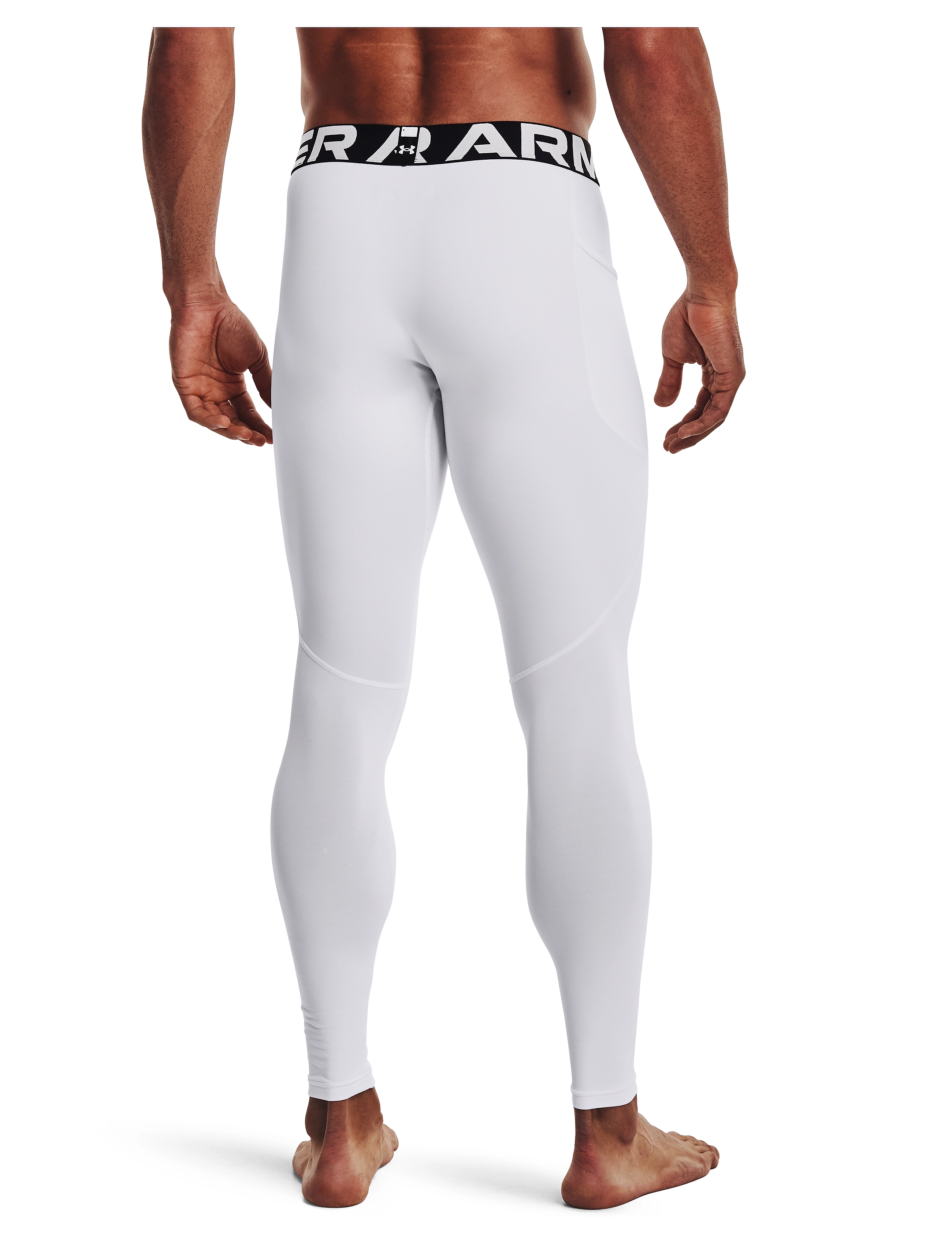 Under Armour - UA CG Armour Leggings - træningstights - white - 4